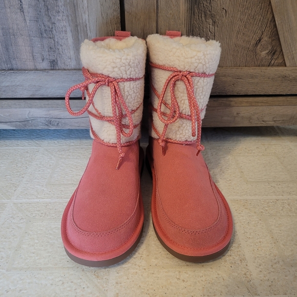 Girls Koolaburra by Ugg Pink Boots - Picture 5 of 6